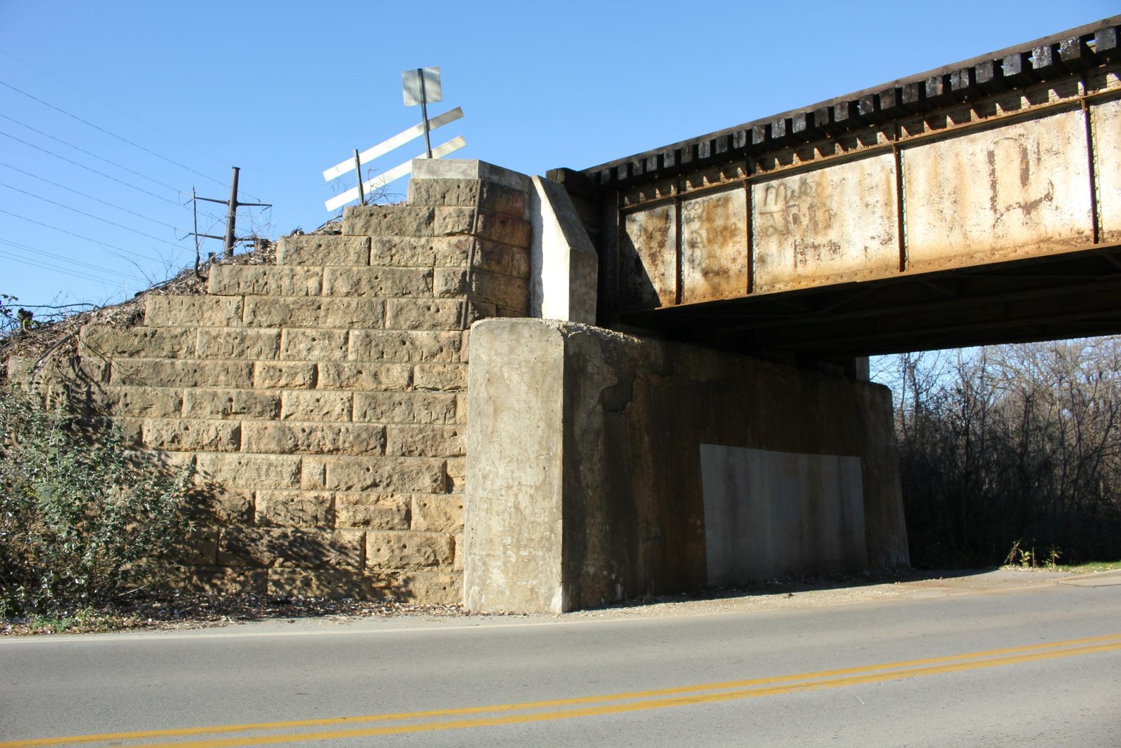 West abutment